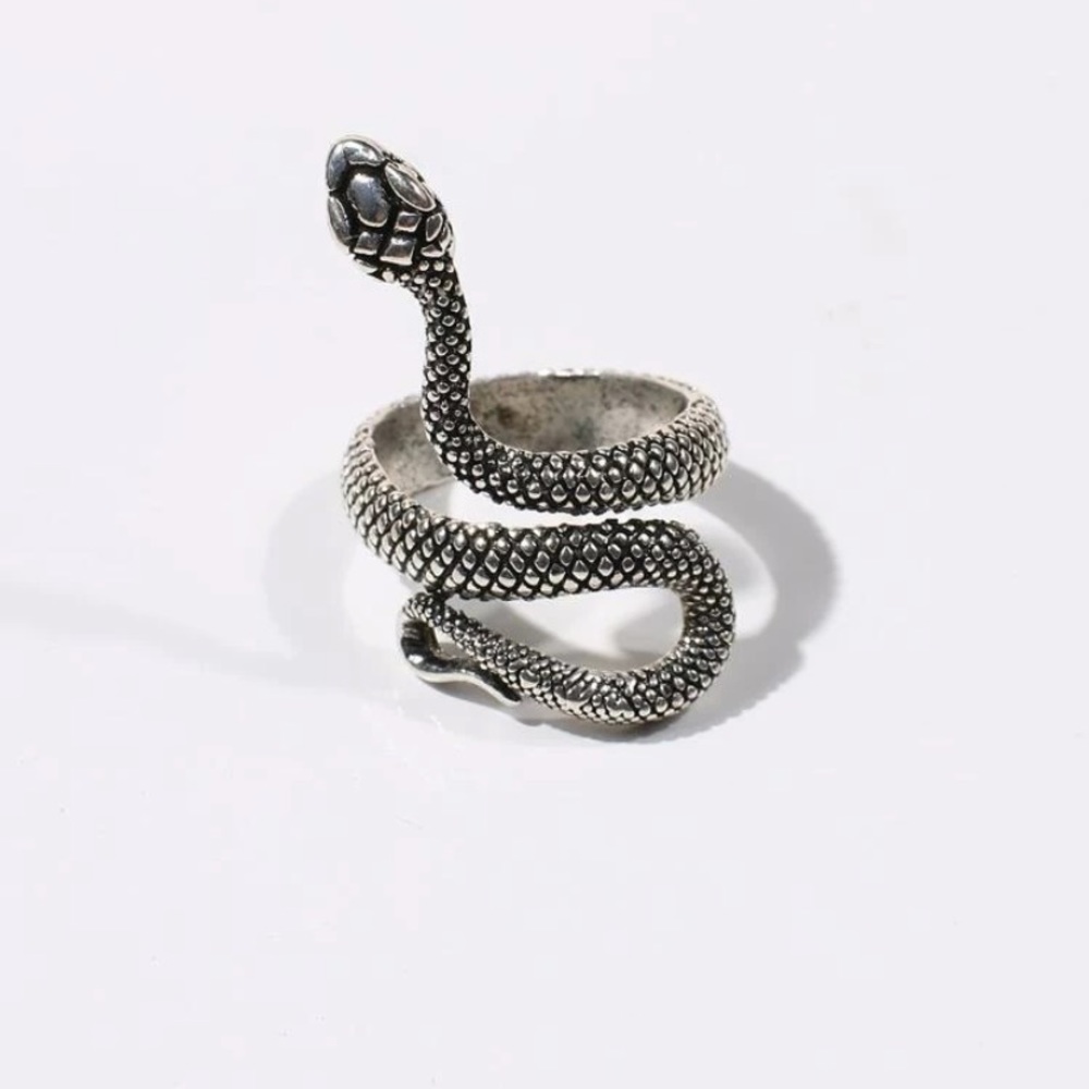 3/$30 Silver Snake Ring - Picture 2 of 4